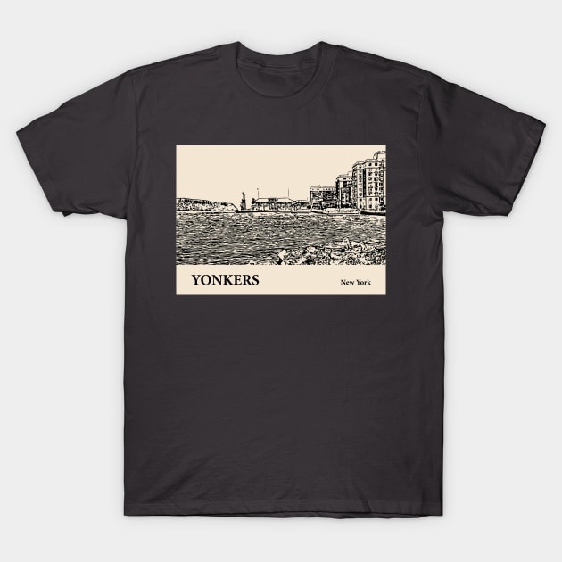 Yonkers - New York T-Shirt by Lakeric